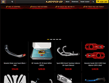 Tablet Screenshot of motodracing.com